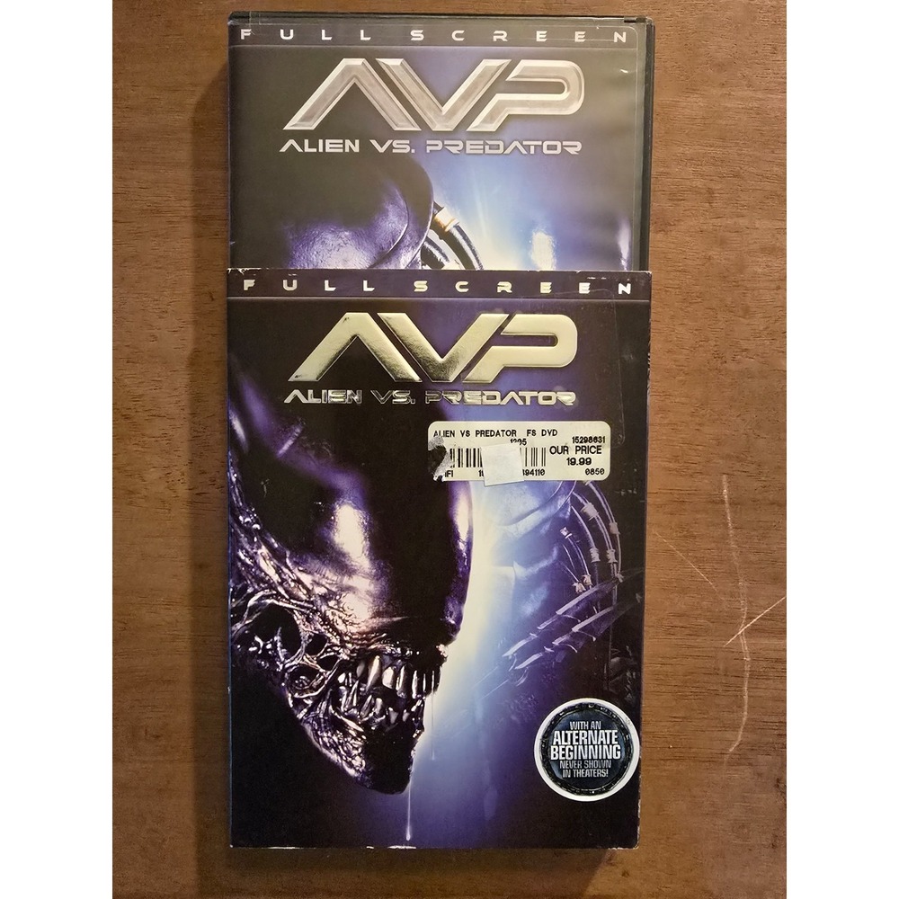 AVP-Alien Vs. Predator (DVD, 2004),‎ Full Screen, Excellent Condition
